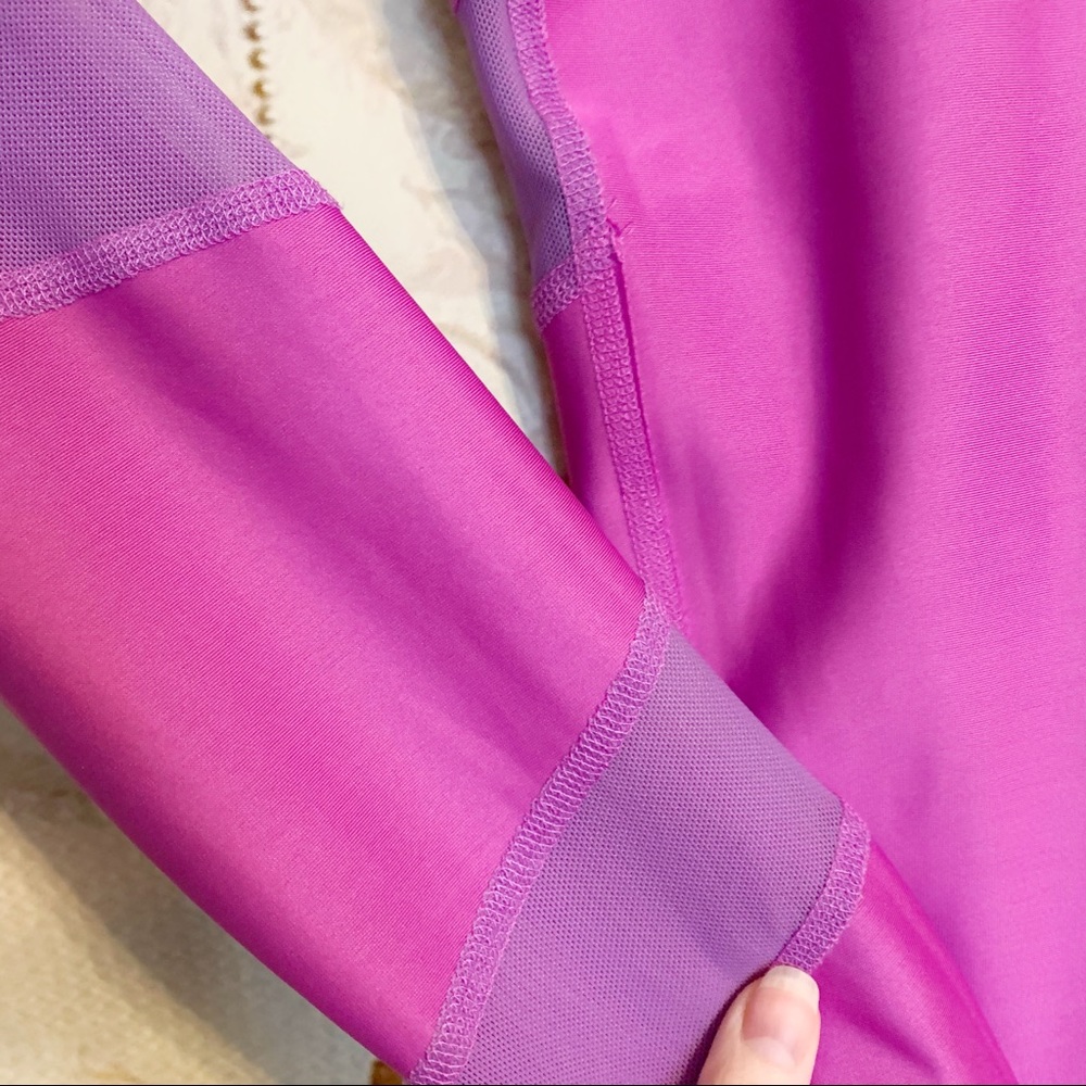 Mika Yoga Kaya Mesh Back Leggings NWOT Violet - Picture 5 of 8